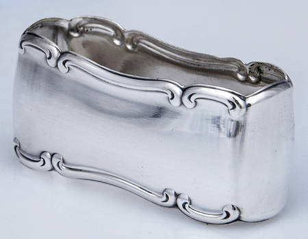 Silverplate Hollowware Oblong Napkin Ring