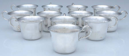 Silverplate Hollowware Punch Cup - Set of 12