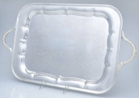 Silverplate Hollowware 16" Rectangular Tray
