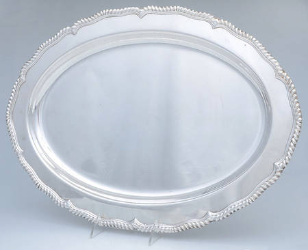 Silverplate Hollowware 18" Oval Serving Platter