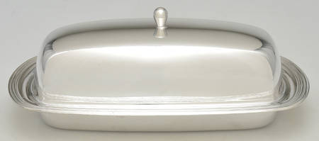 Silverplate Hollowware 1/4 Pound Covered Butter