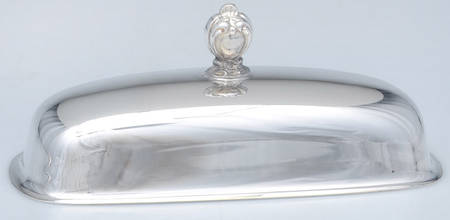 Silverplate Hollowware Lid for 1/4 Lb Butter