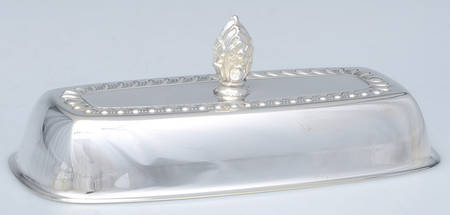 Silverplate Hollowware Lid for 1/4 Lb Butter