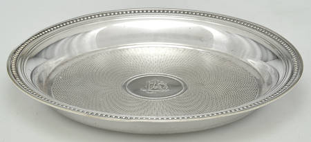 Silverplate Hollowware Wine Bottle Coaster