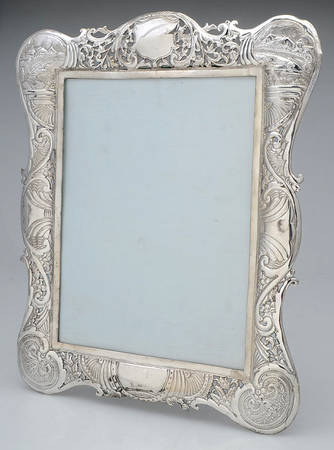 Silverplate Hollowware Square Picture Frame