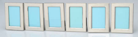 Silverplate Hollowware Mini Frame - Set of 6