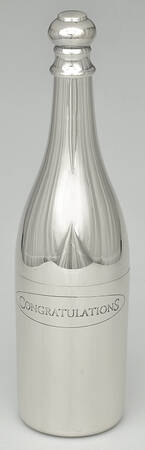Silverplate Hollowware Detachable Champagne Bottle Chiller
