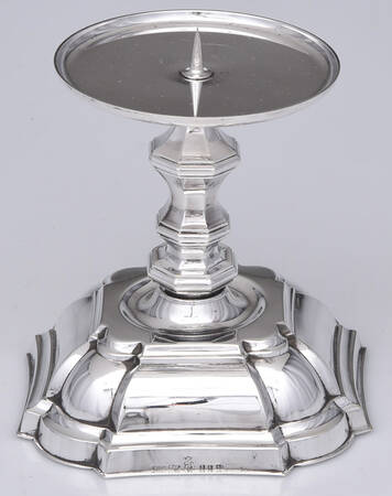 Silverplate Hollowware 4" Pillar Candleholder