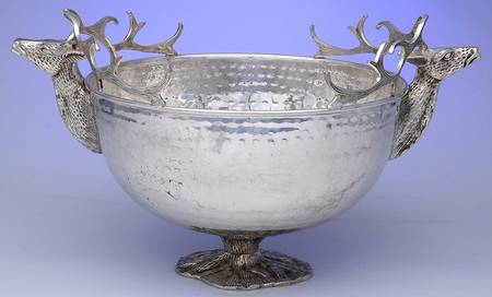 Silverplate Hollowware Punch Bowl
