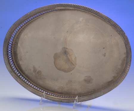 Silverplate Hollowware Small Plated Galley Tray
