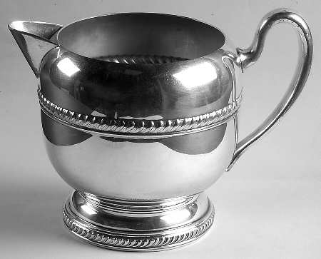 Silverplate Hollowware Small Plated Water Pitcher