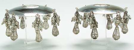 Silverplate Hollowware Bobeche Set of 2
