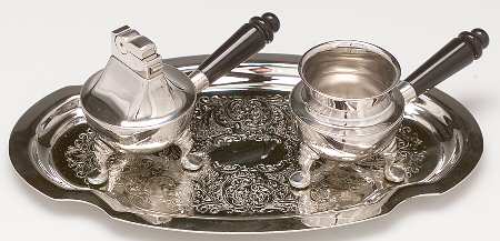 Silverplate Hollowware 3 Piece Smoking Set