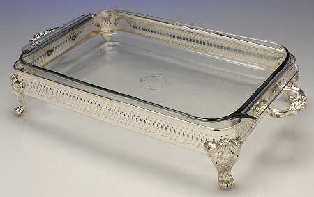Silverplate Hollowware Plated Buffet Server with Liner