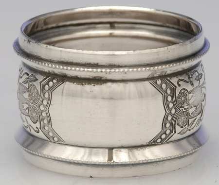 Silverplate Hollowware Napkin Ring