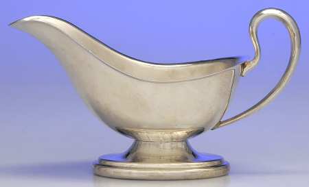 Silverplate Hollowware Plated Gravy Boat No Underplate