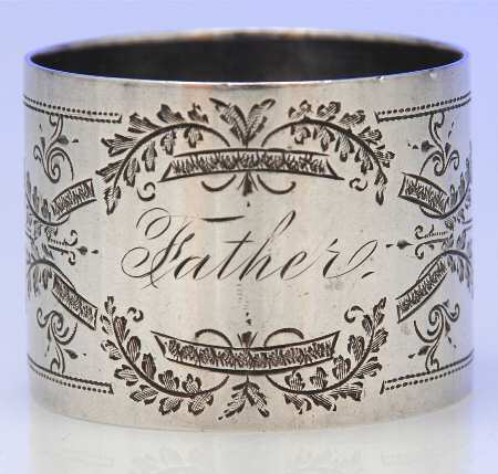 Silverplate Hollowware Napkin Ring