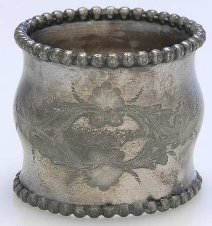 Silverplate Hollowware Napkin Ring