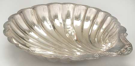 Silverplate Hollowware Silverplate Shell Shape Bowl