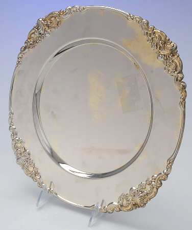 Silverplate Hollowware Service Plate