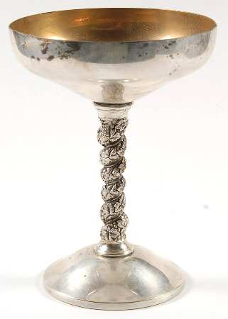 Silverplate Hollowware Sherbet & Plastic Liner - Set of 8