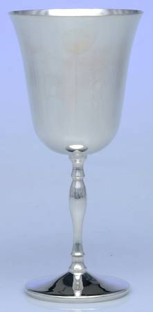 Silverplate Hollowware Water Goblet