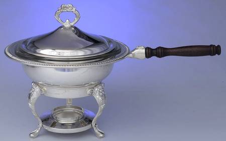 Silverplate Hollowware Chafing Dish No Burner