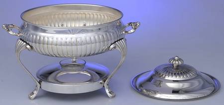 Silverplate Hollowware Silverplate Chafing Dish
