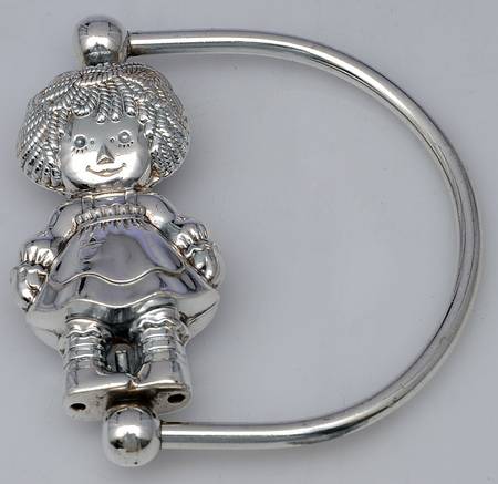 Silverplate Hollowware Baby Rattle