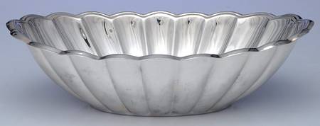 Silverplate Hollowware 11" Oval Vegetable Bowl