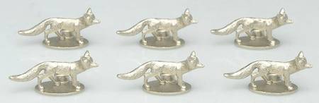 Silverplate Hollowware Place Card Holder (Set of 6)