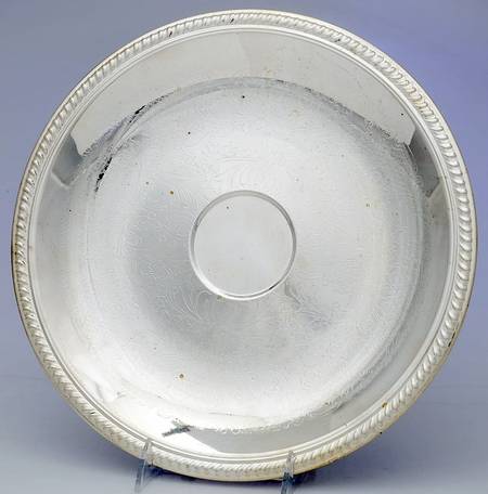 Silverplate Hollowware 12" Round Tray