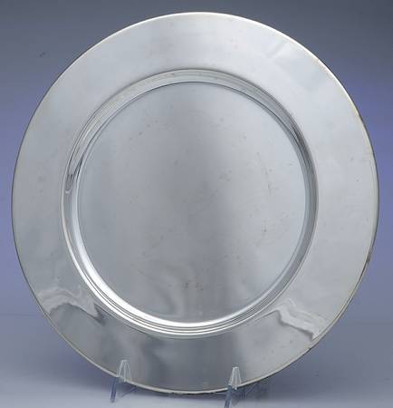Silverplate Hollowware Service Plate (Charger)