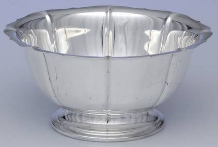 Silverplate Hollowware 8" Round Vegetable