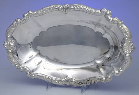 Silverplate Hollowware 13" Bread Tray
