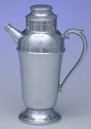 Silverplate Hollowware Silverplate Cocktail Shaker