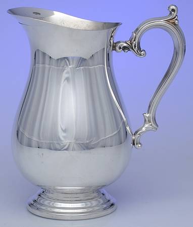 Silverplate Hollowware Silverplate Water Pitcher