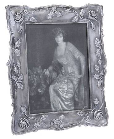 Silverplate Hollowware Frame-Holds 5" X 7" Picture