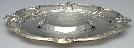 Silverplate Hollowware (2 Piece) Chip & Dip Set