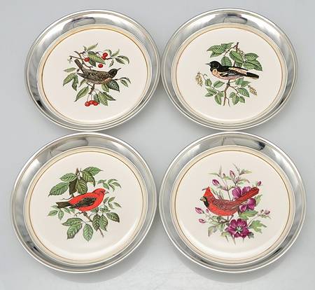 Silverplate Hollowware Coaster - Set of 4