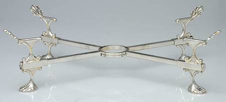 Silverplate Hollowware Adjustable Bowl Stand