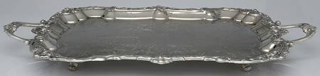 Silverplate Hollowware 20" Waiter Tray