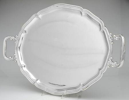 Silverplate Hollowware 18" Waiter Tray