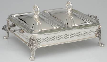 Silverplate Hollowware (2 Part) Buffet Server