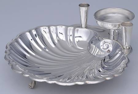 Silverplate Hollowware Silverplate Shrimp Cocktail Shell Bowl
