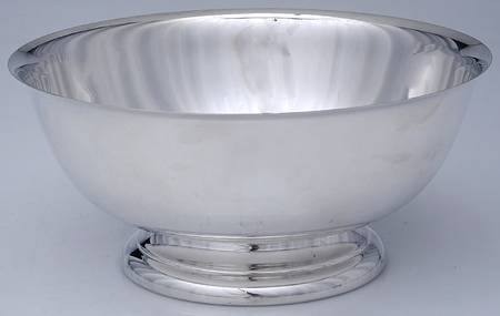 Silverplate Hollowware 8" Paul Revere Bowl