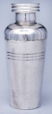 Silverplate Hollowware Cocktail Shaker with Lid