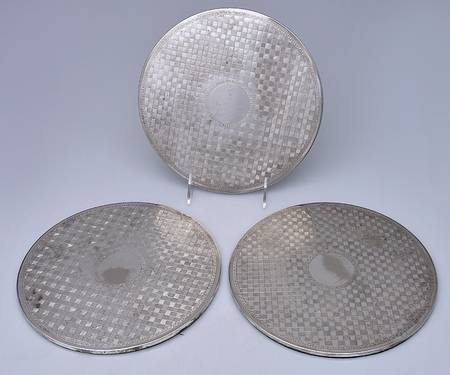 Silverplate Hollowware (Set of 3) Trivets
