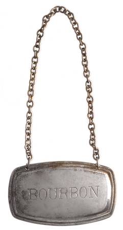 Silverplate Hollowware Decanter Label