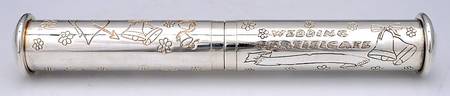 Silverplate Hollowware Marriage Certificate Holder